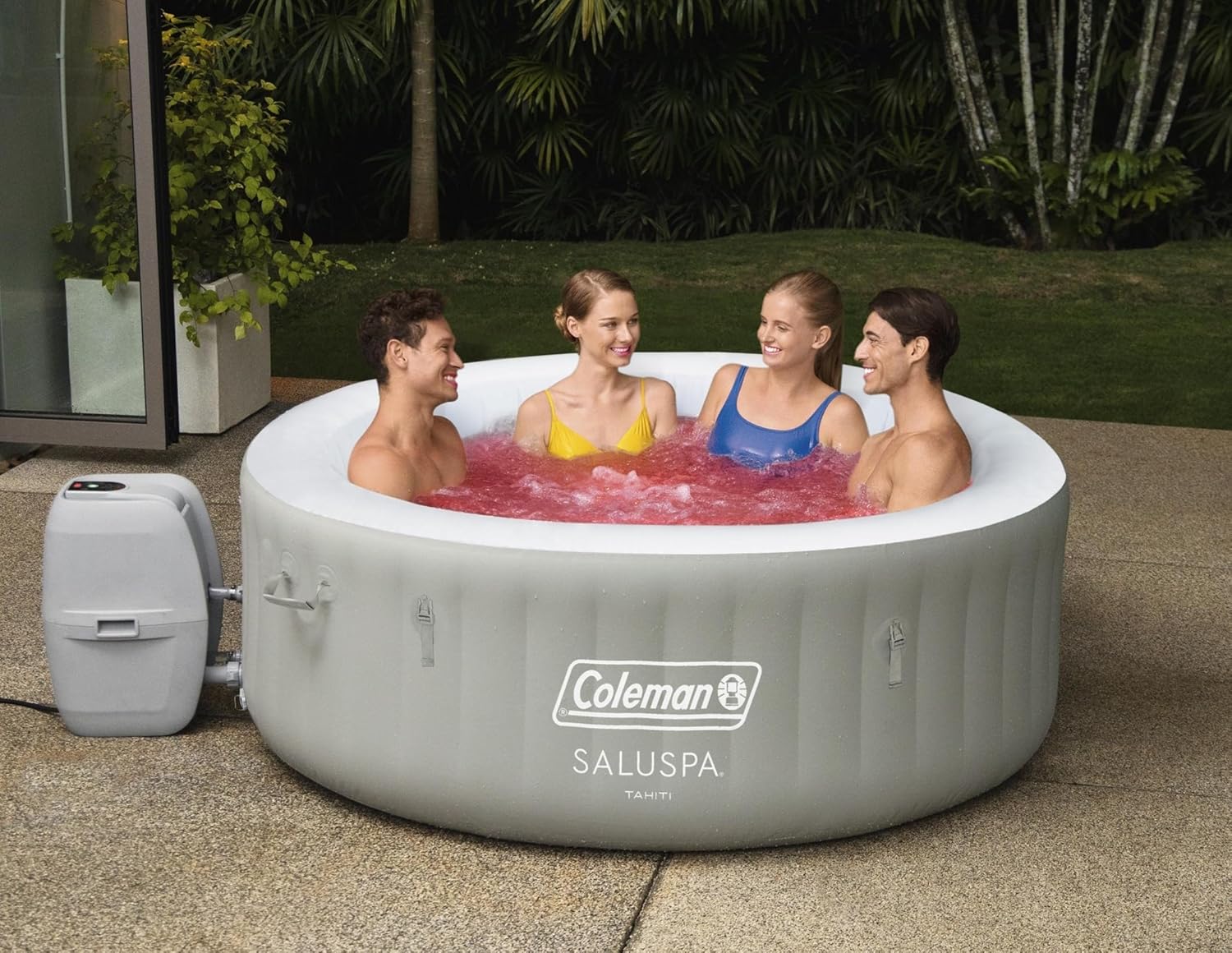 Coleman Tahiti EnergySense AirJet Inflatable Hot Tub (2-4 Person)
