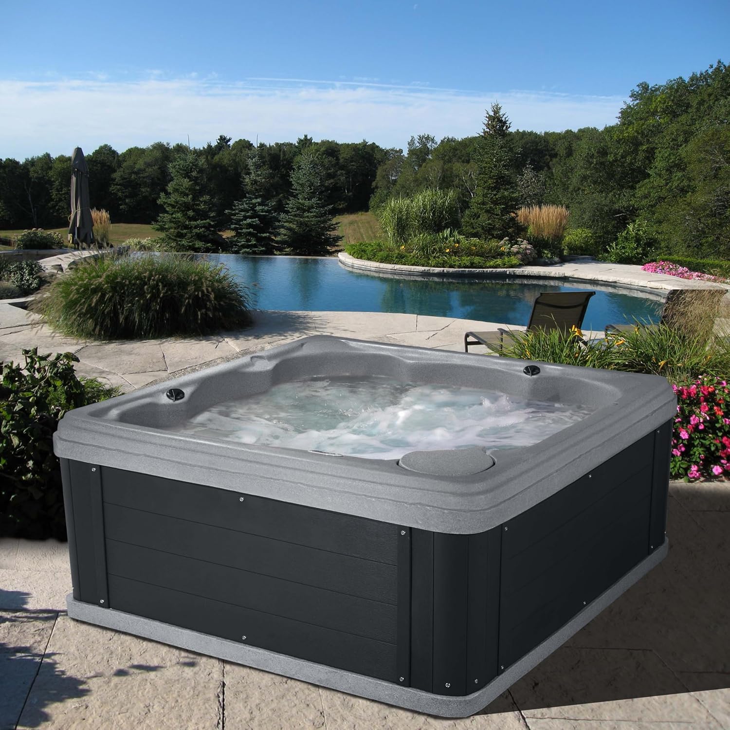 Inland 6 Person Indoor/Outdoor Hot Tub by Aqualife