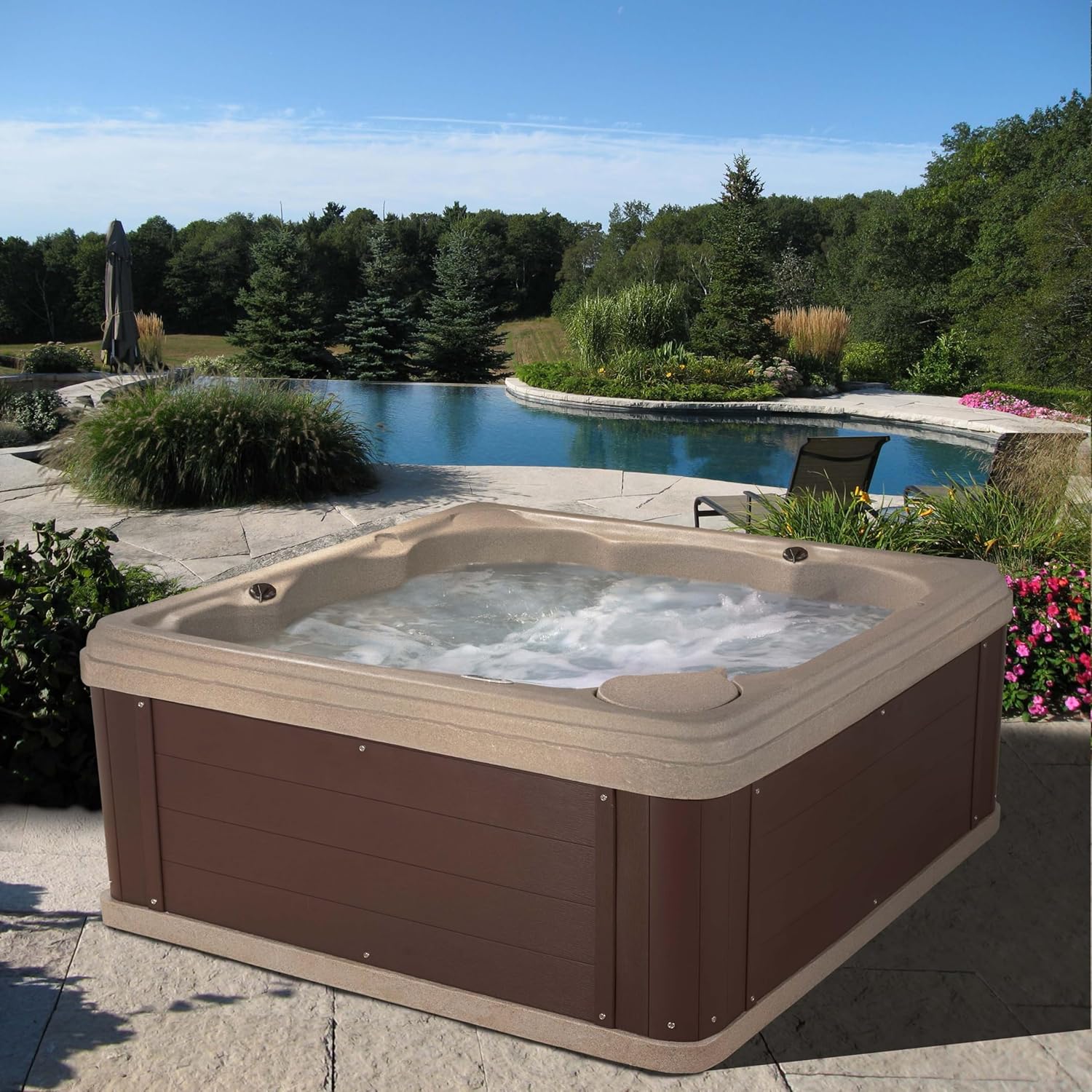 Inland 6 Person Outdoor Hot Tub by Aqualife