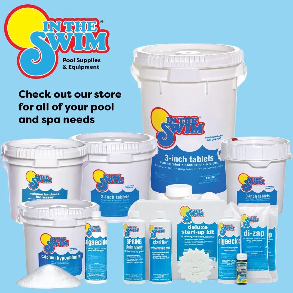 In The Swim Spa Starter Kit - Hot Tub Water Balance Kit: Includes pH Plus & Minus, Calcium Hardness Increaser, Alkalinity Increaser, Water Test Strips, and Spa Sorb